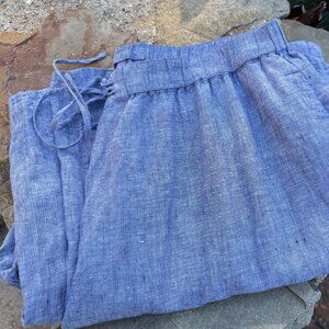 POETRY 100% Linen Pants, Relaxed Fit Size 14